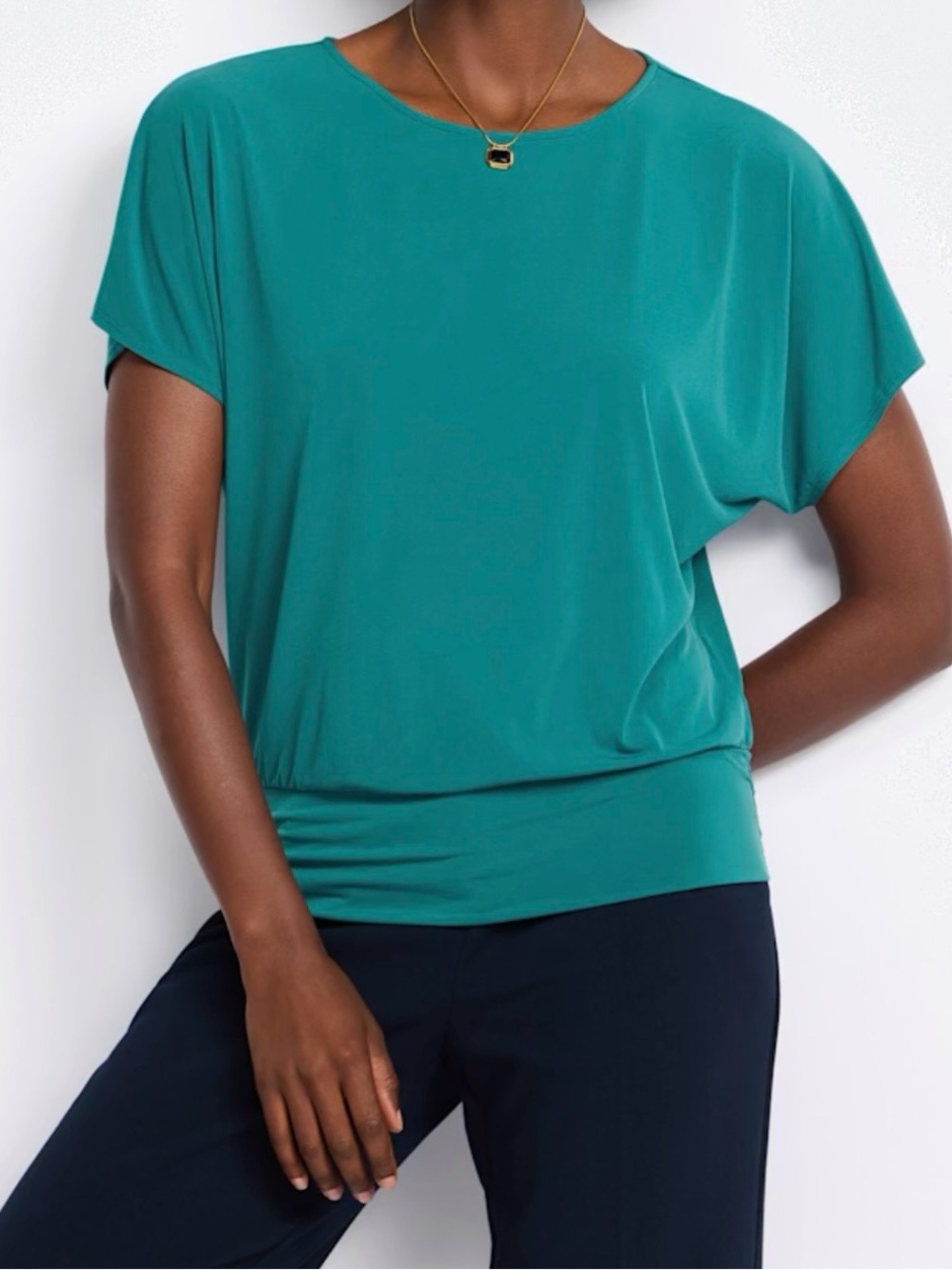 Quora Banded Hem Top